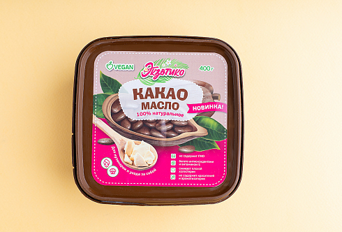 Масло КАКАО пластиковый контейнер 400 гр.